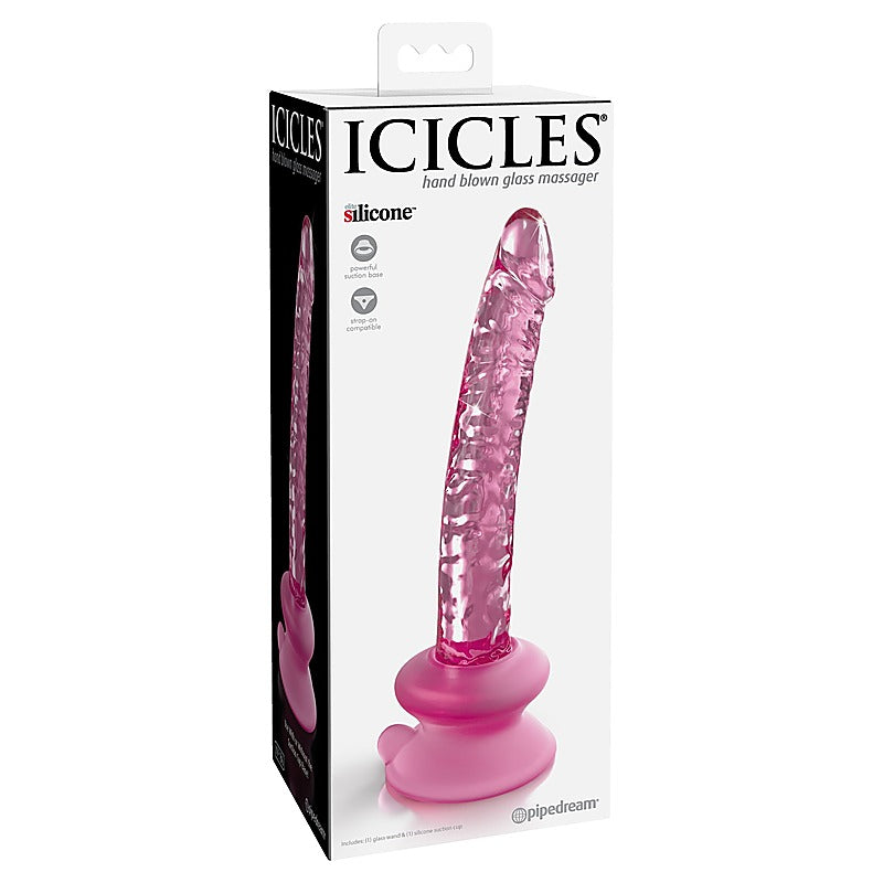 Pipedream Icicles #86 Realistic Glass Dildo - Realistic Dildos