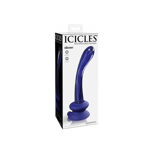 Pipedream Icicles No. 89 Suction Cup Base Glass Massager - Glass Sex Toys