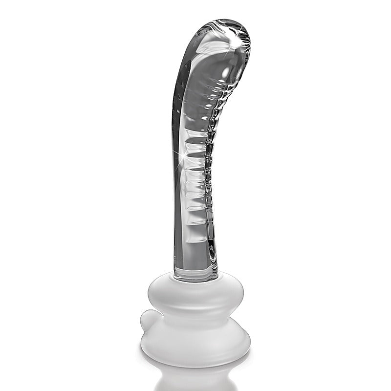Icicles No. 88 Suction Cup Base Glass Dildo by Pipedream - Glass Sex Toys