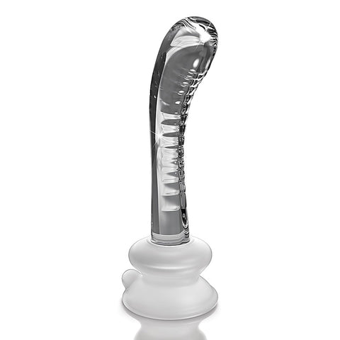 Icicles No. 88 Suction Cup Base Glass Dildo by Pipedream - Glass Sex Toys
