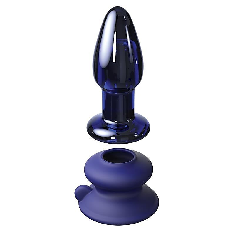 Pipedream Icicles No 85 Rechargeable Glass Butt Plug - Glass Sex Toys