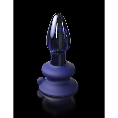 Pipedream Icicles No 85 Rechargeable Glass Butt Plug - Glass Sex Toys
