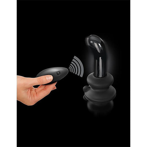Icicles No 84 Remote Control Anal Massager by Pipedream - Glass Sex Toys