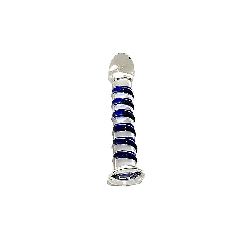 Premium Swirly Glass Dildo by Maxpassion - Glass Sex Toys