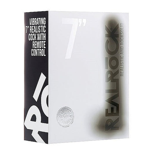 Realrock's Lifelike 7" Vibrating Cock - Remote Control Ecstasy - Vibrating Dildos