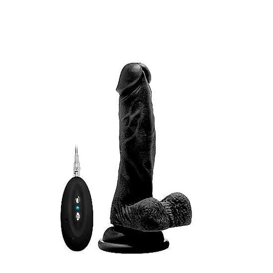 Realrock's Lifelike 7" Vibrating Cock - Remote Control Ecstasy - Vibrating Dildos