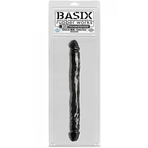 Basix 12 Inch Double Ender Realistic Dong - Realistic Dildos