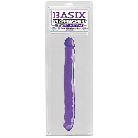 Basix 12 Inch Double Ender Realistic Dong - Realistic Dildos