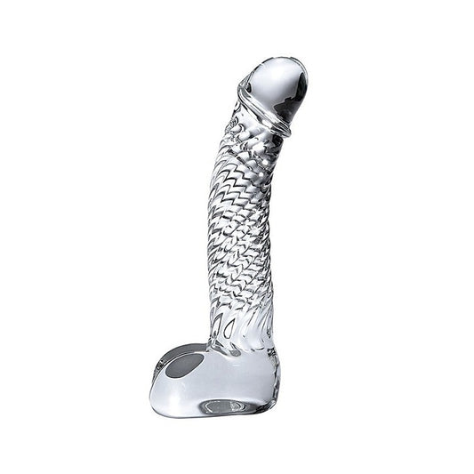 Pipedream Icicles No 61 Realistic Glass Dildo