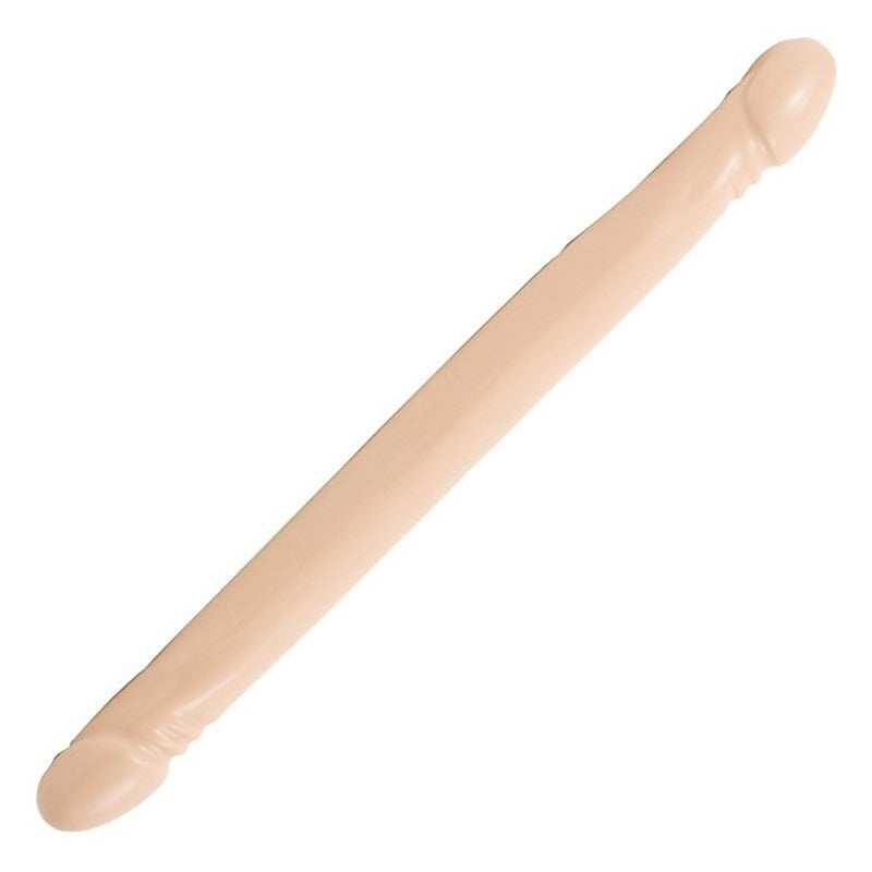 Doc Johnson Smooth Double Header 18 Inch Realistic Dong - Double Ender