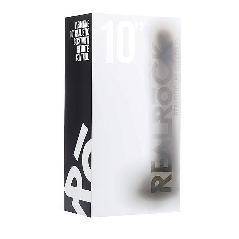 Real Rock Vibrating 10 Realistic Cock by Shots Toys - Vibrating Dildos