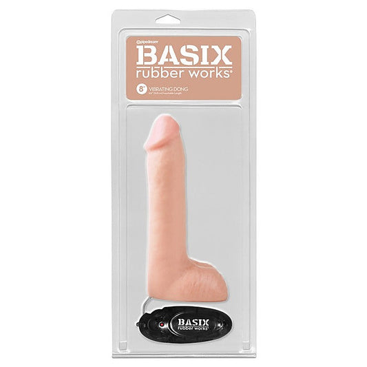 Pipedream Basix 8 Inch Realistic Vibrating Dong