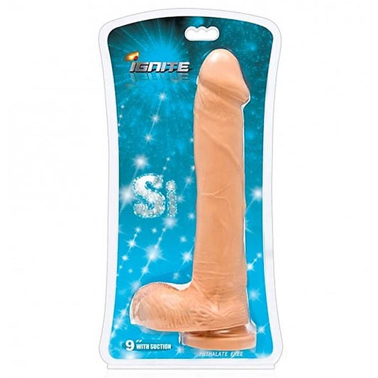 Ignite Cock With Balls 9 Inch