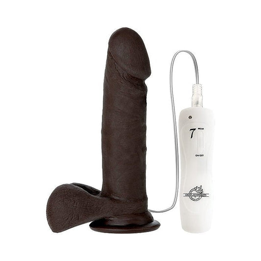 Doc Johnson The Vibro 6 inch Realistic Cock with Balls - Realistic Dildos
