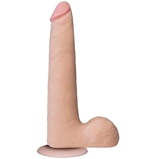Doc Johnson The Realistic Slim Cock with Balls Flesh 9 inch