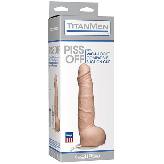 Doc Johnson TitanMen Piss Off Realistic Cock Vanilla