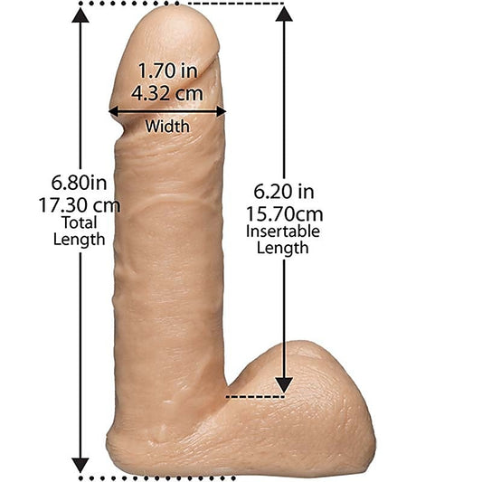 Vac-U-Lock 6 Realistic Cock