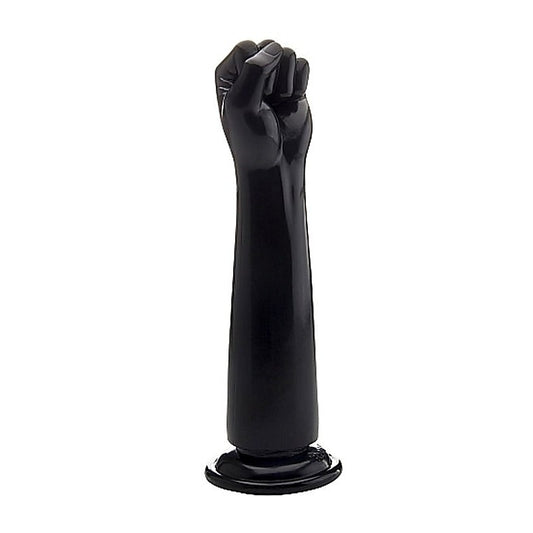 RealRock 12.8 inch Realistic Fist Black - Realistic Dildos