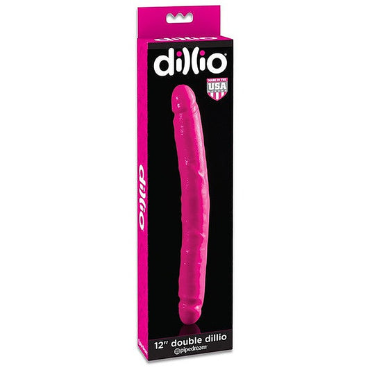 Dillio Double Dong Pink - Realistic Dildos
