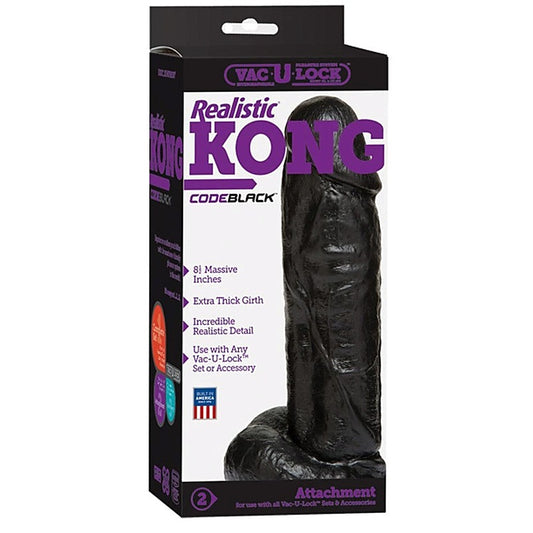Vac-U-Lock Code Black Realistic Kong