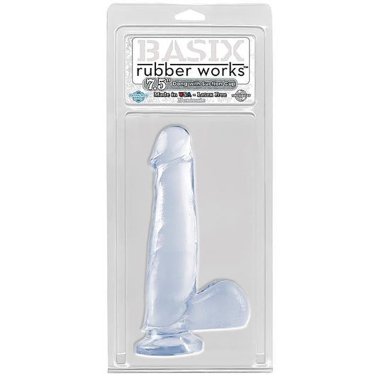 Pipedream Basix 7.5 Inch Thin Suction Cup Realistic Dong