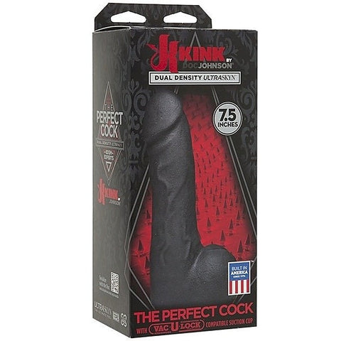Kink Perfect Cock Black by Doc Johnson - Realistic Dildos