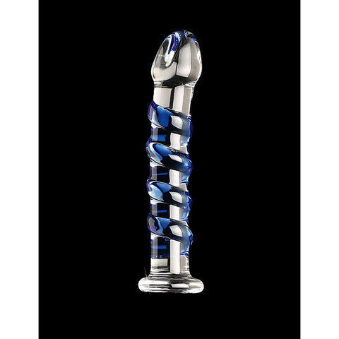 Pipedream Icicles No 05 Hand Blown Glass Dildo Massager - Glass Sex Toys