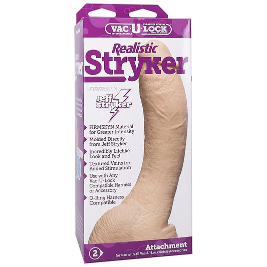 Doc Johnson Stryker Vac U Lock Realistic Cock