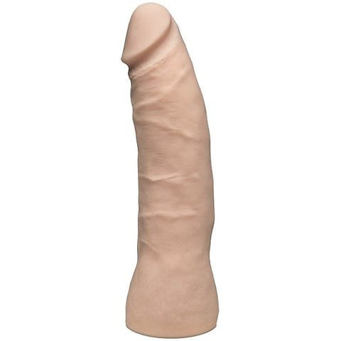 Doc Johnson Vac U Lock 7 Inch Thin Realistic Dong White - Strap On Sextoys
