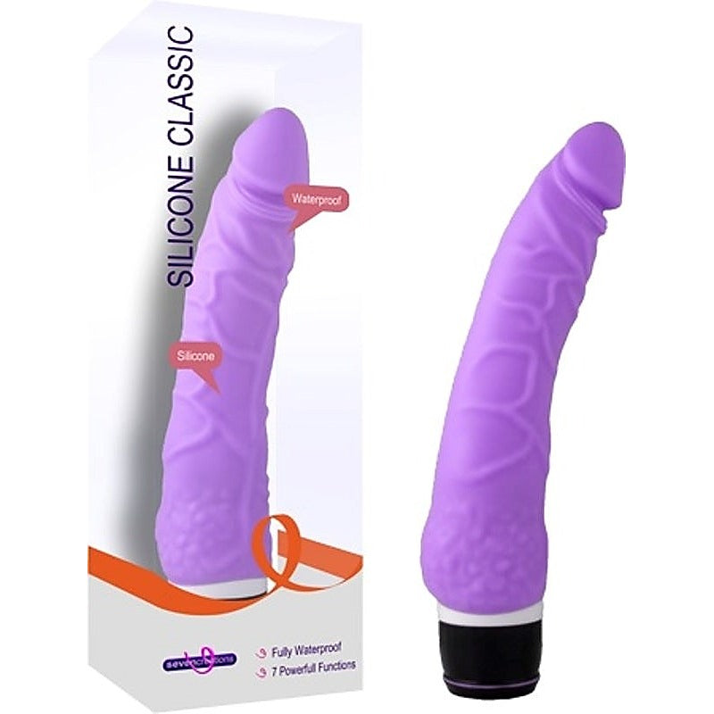 Silicone Classic Thin Veined 033 Seven Function - Vibrating Dildos