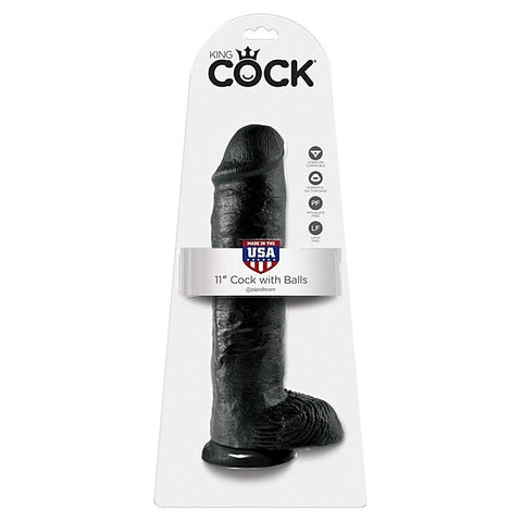 King Cock 11 Inch Cock With Balls by Pipedream Products - Realistic Dildos