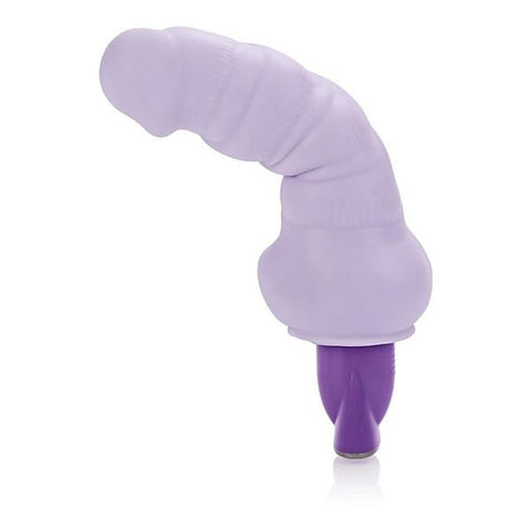 CalExotics 10 Function Pure Bendie Vibrating Dildo Purple - Realistic Dildos