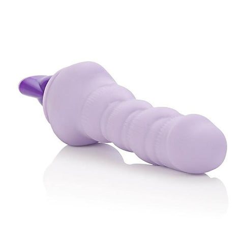 CalExotics 10 Function Pure Bendie Vibrating Dildo Purple - Realistic Dildos