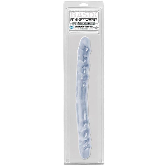 Pipedream Basix Realistic Double Dong 16 inch Clear
