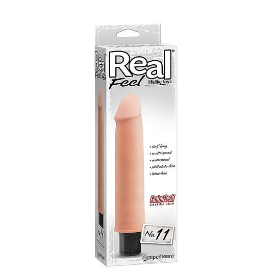 Pipedream Real Feel Lifelike Toyz No. 11 Vibrating Cock - Realistic Dildos