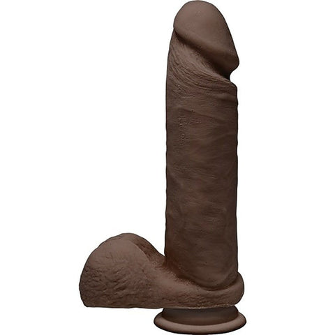 The D Perfect D 8 Inch Chocolate by Doc Johnson - Realistic Dildos