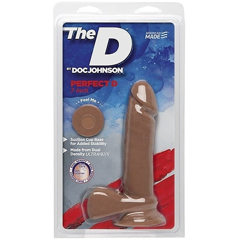 The D Perfect D 7 Inch Caramel - Realistic Dildos