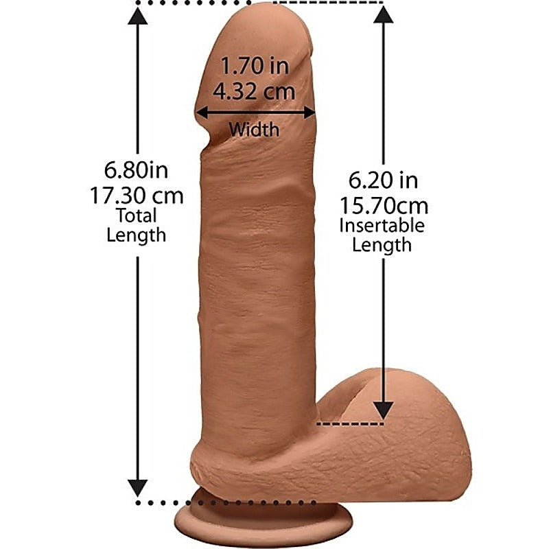 The D Perfect D 7 Inch Caramel - Realistic Dildos