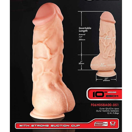 Huge Zone 10 Inch Short Tipped Dong