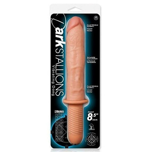 Electrifying Ecstasy - Dark Stallions 8.5 Vibrating Pleasure Toy - Clit Ticklers and Pulsators
