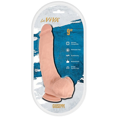 Giuseppe 9 Inches Realistic Dildo by La Viva - Realistic Dildos