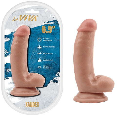 Xander 6.9 Inches Realistic Feel Dildo by La Viva - Realistic Dildos