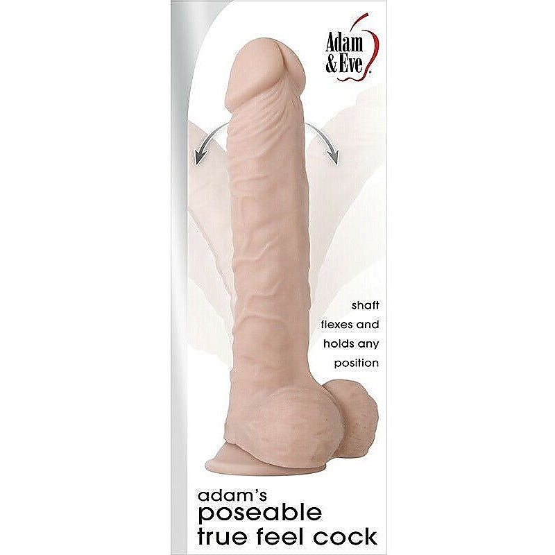 Adam's Posable True Feel Pleasure Toy by Adam & Eve Sextoys - Realistic Dildos