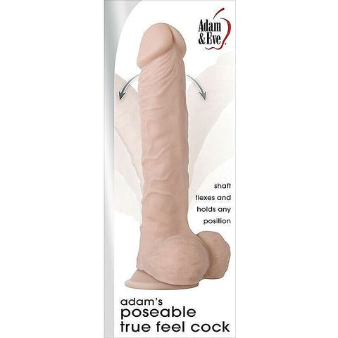 Adam's Posable True Feel Pleasure Toy by Adam & Eve Sextoys - Realistic Dildos