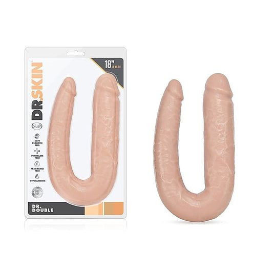 Dr. Skin Dr. Double Ender Dildo Vanilla - Realistic Dildos