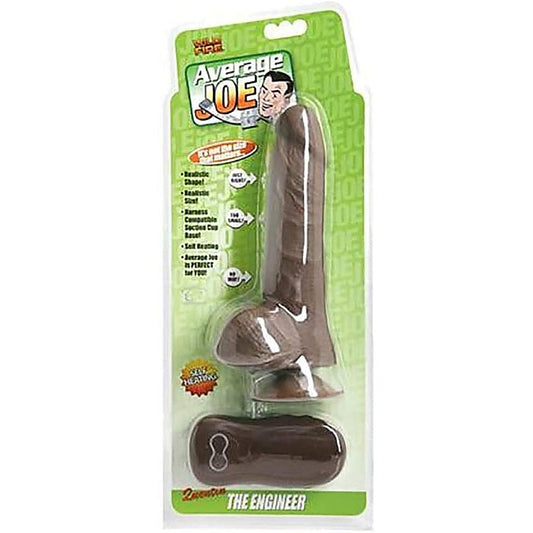 Average Joe The Engineer Quentin Heating and Vibrating Dildo - Realistic Dildos