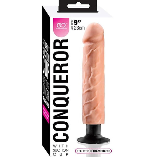 Excellent Power Conqueror Vibrating Dildo - Vibrating Dildos