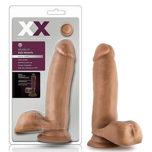 XX Elysium Mocha Suction Cup Dildo