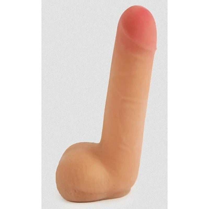 Cyberskin Slimline Cyber Cock with Balls by Topco - Realistic Dildos