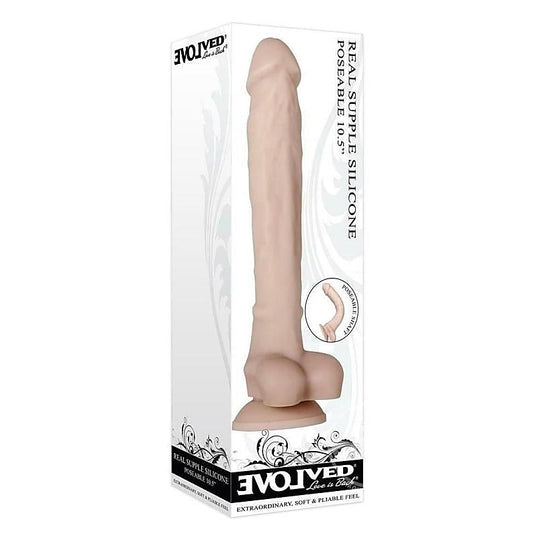 Evolved Real Supple Silicone - Poseable, Realistic, Hands-Free - Realistic Dildos